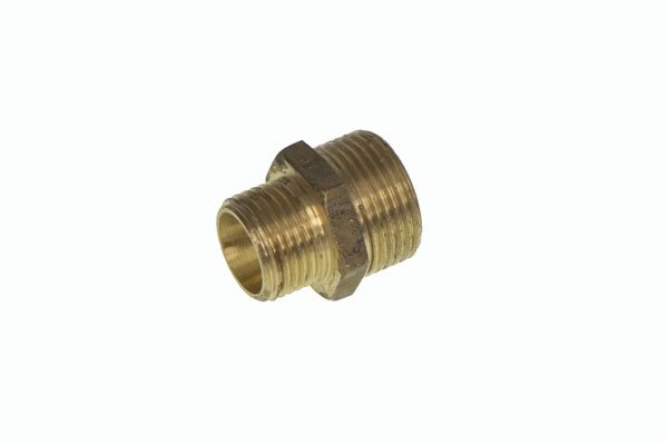 Nipple Brass 20mm X 15mm BSP