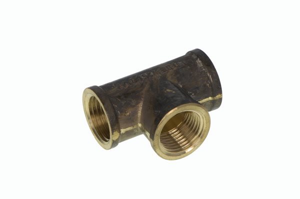 Tee Brass 15mm BSP