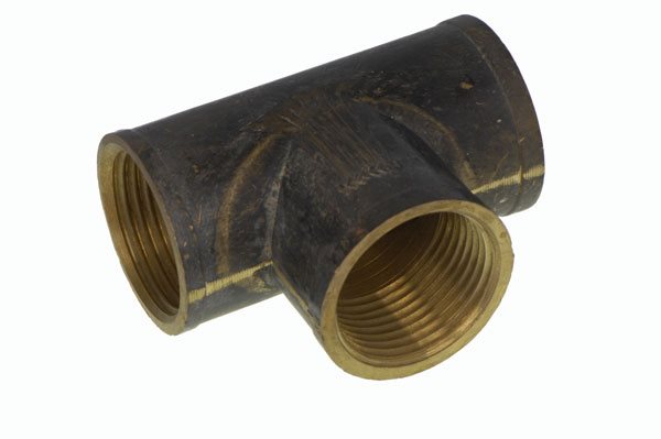 Tee Brass 25mm BSP