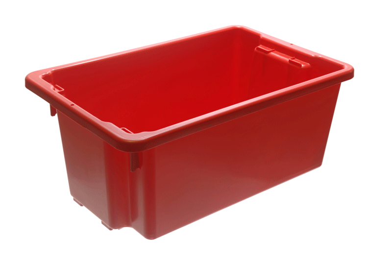 MENZEL PLASTICS | crate okka 52l red